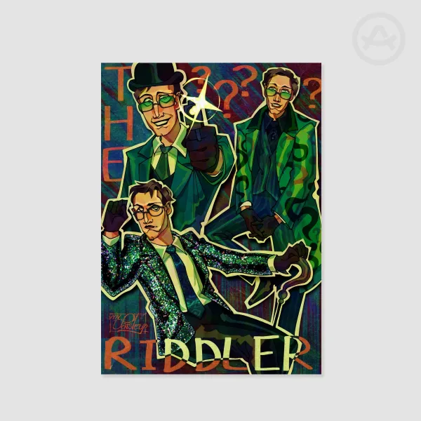 The Riddler Edward Nygma Gotham Poster