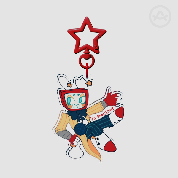 ITS SHOWTIME ! // Showtime Vee Acrylic Keychain