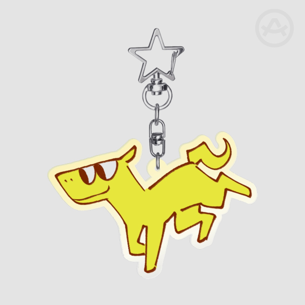 Lightning strikes thrice Keychain (Horse Race Tests)