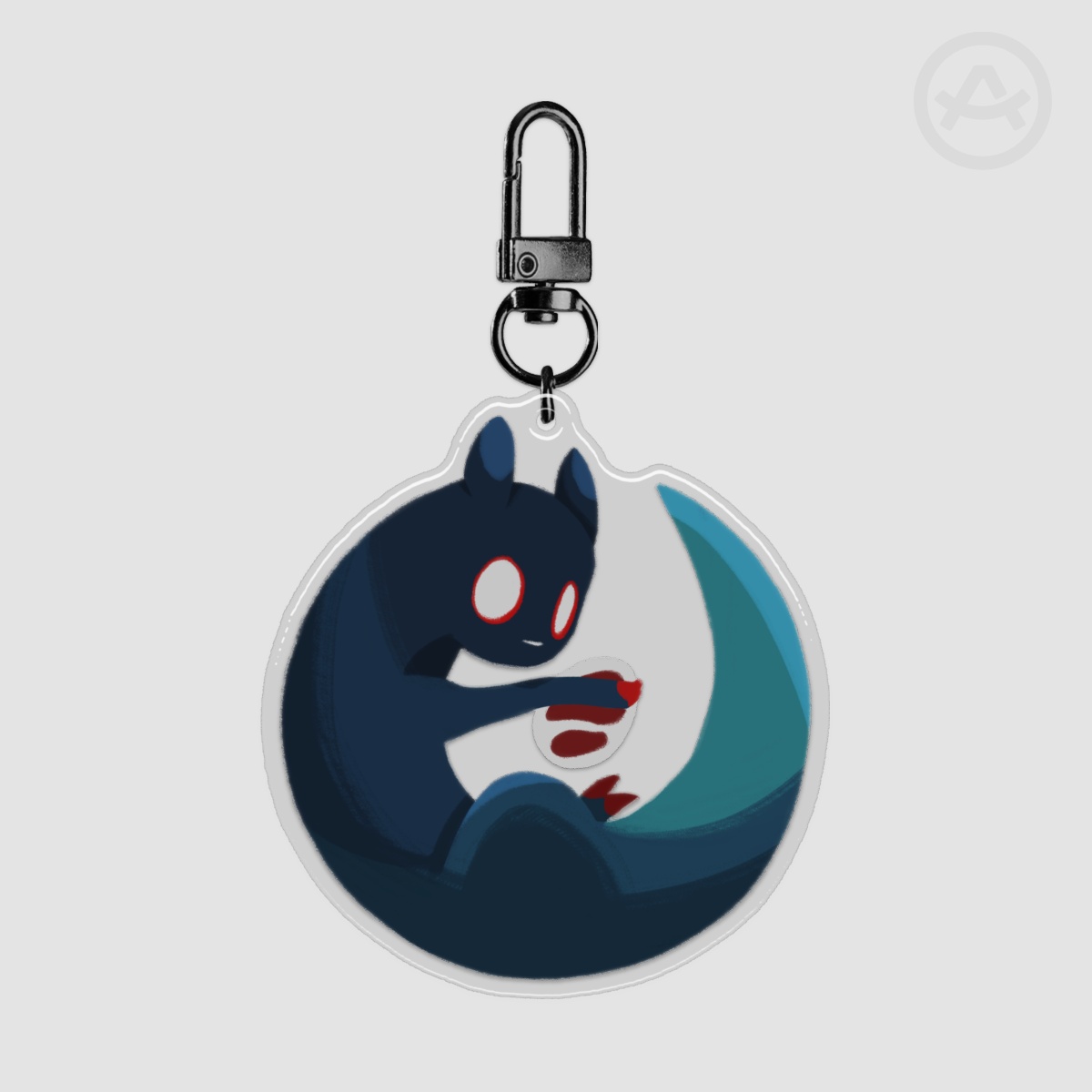 Inv Epoxy Keychain