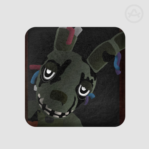 Plushie Peek Plush Badge