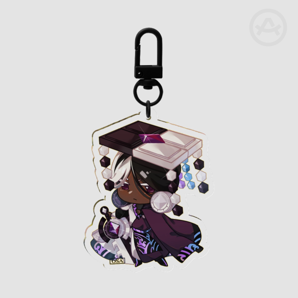 Acrylic Keychain Dark Cacao Cookie