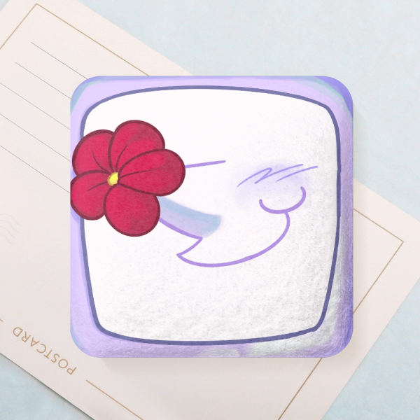 Tenna flower plush badge