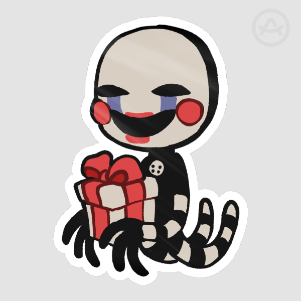 ✮⋆˙[FNAF Puppet]˙⋆✮ Die Cut Stickers (Cute ver)