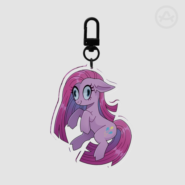Pinkamena MLP Clear Acrylic Keychains