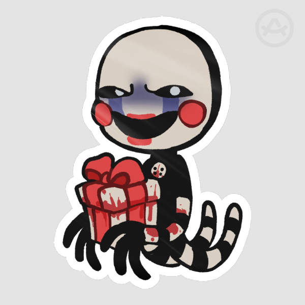 ✮⋆˙[FNAF Puppet]˙⋆✮ Die Cut Stickers (Scary ver)