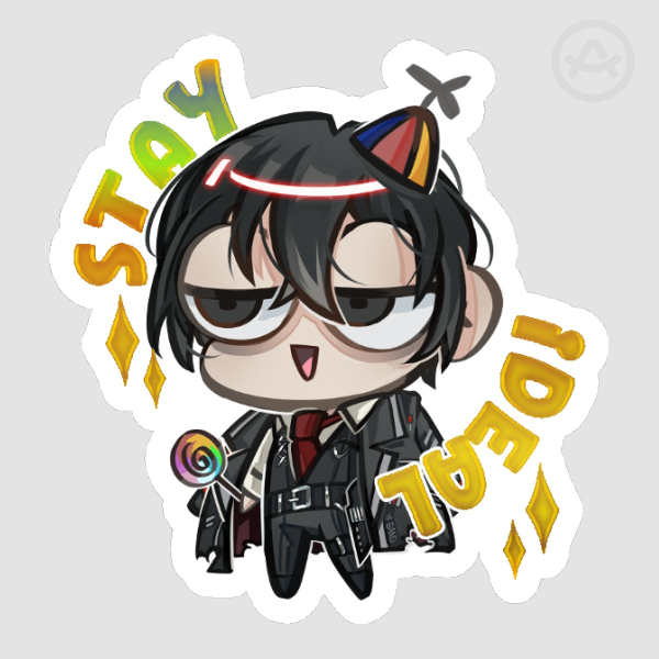 Limbus Company Yi Sang | 5cm Whimsy Foil Sticker