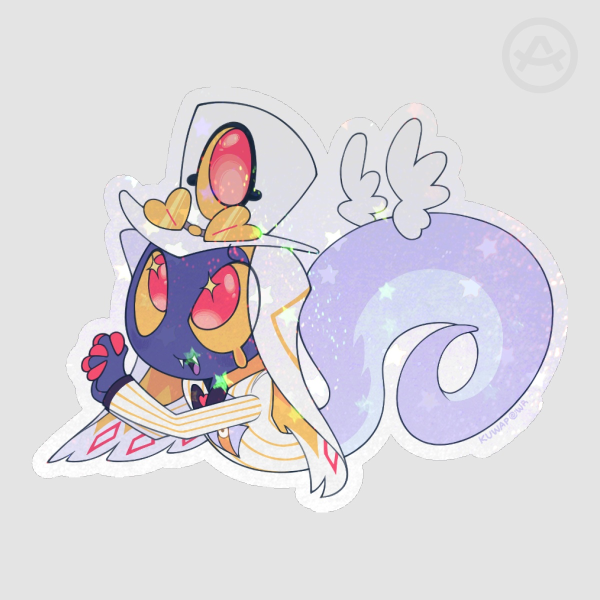 Angel Sir Pentious Acrylic Holo Sticker
