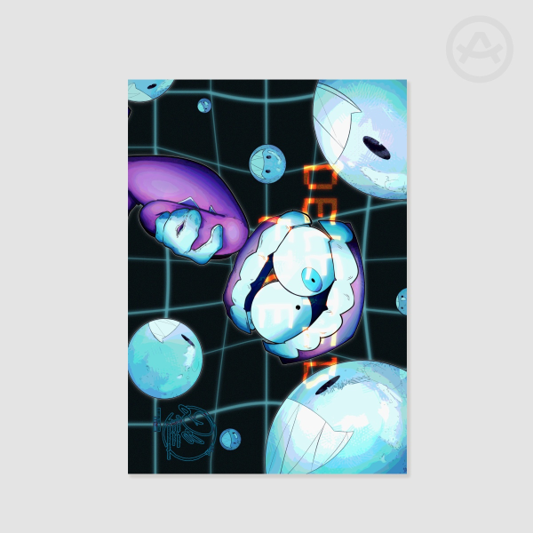 "DELETED FILE" Poster Printing A5
