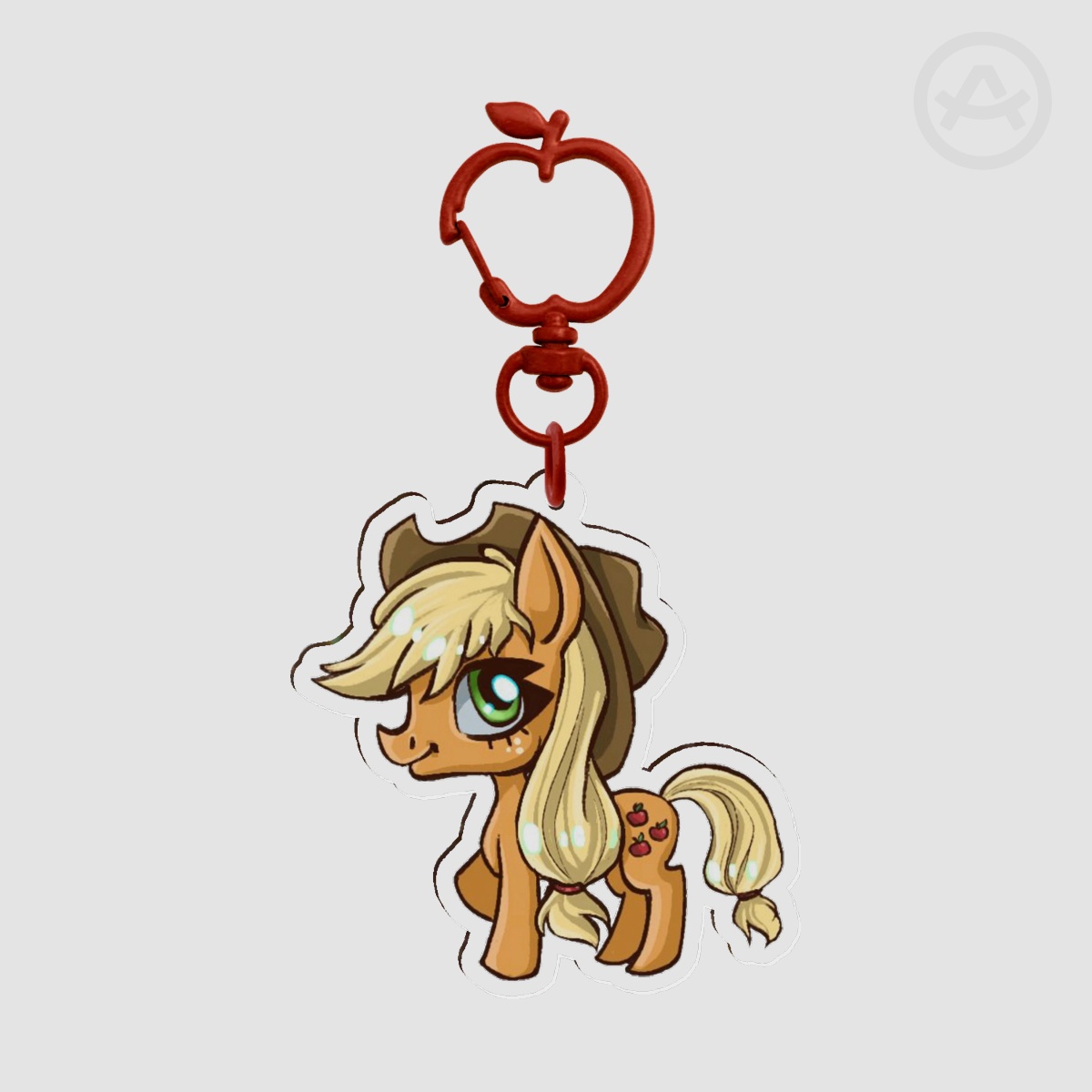 Apple Jack My Little Pony Keychain