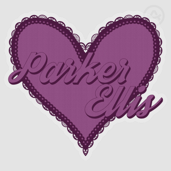 Parker Ellis Heart Sticker