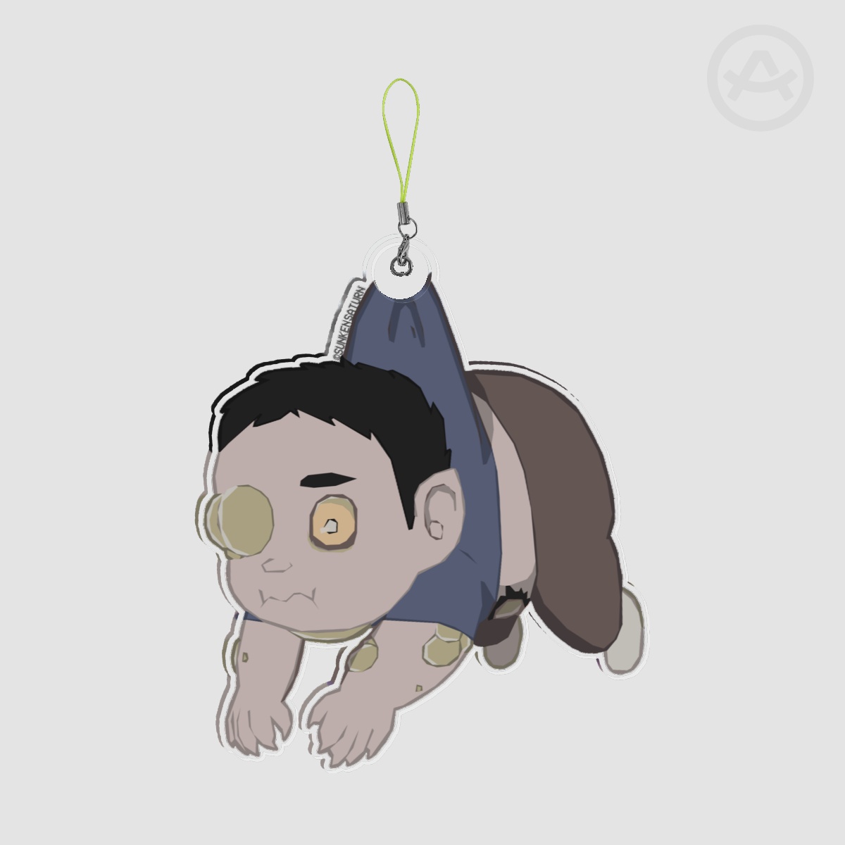 L4D Boomer Chibi Large Keychain