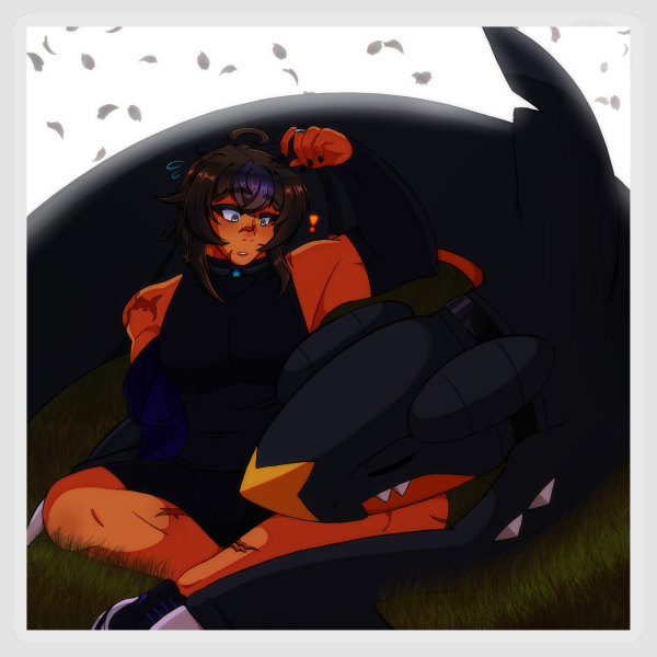 Ein and Garchomp Sticker