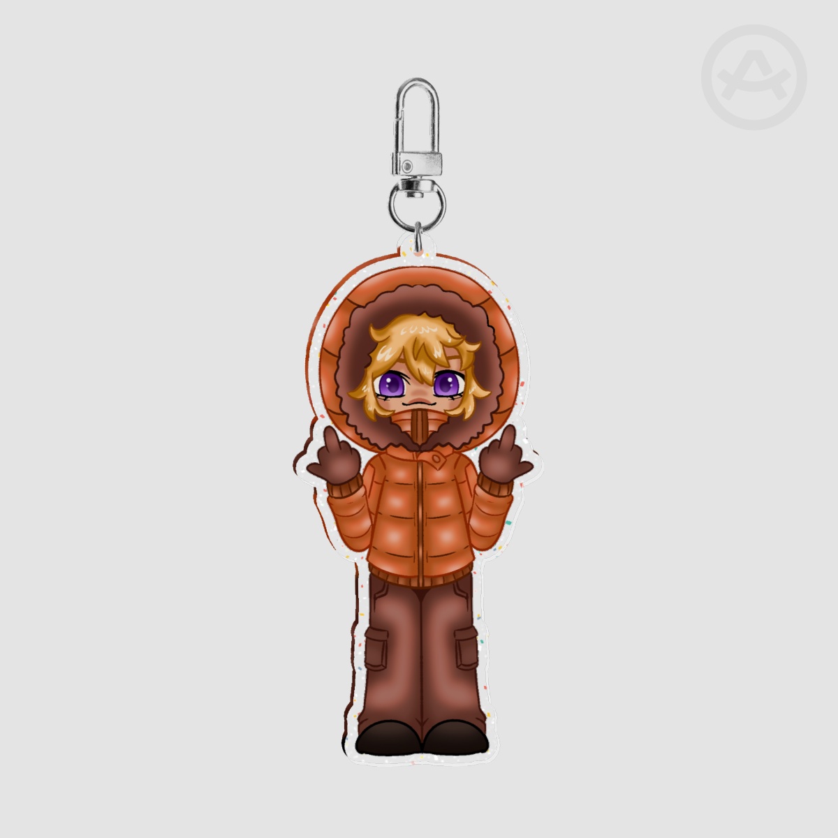 Southpark Kenny Glitter Keychain