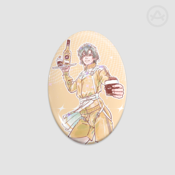 Jersey Maid Cheng Xiaoshi Oval Badges