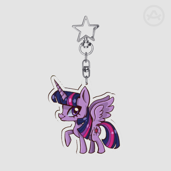 Twilight Sparkle My Little Pony Keychain