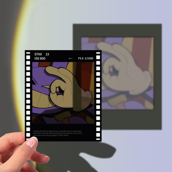 Jax - Film Polaroid Photocards - 2.83x3.38"(72*86mm), Black Film