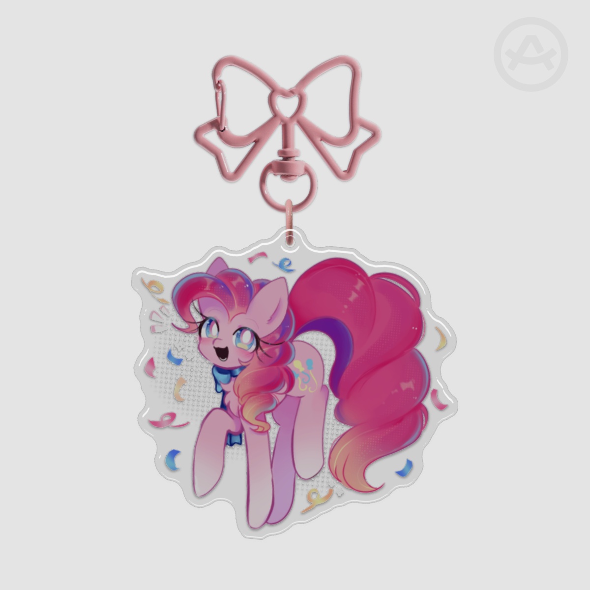 Pinkie Pie Epoxy Acrylic Keychain by Nontan - ACGGOODS