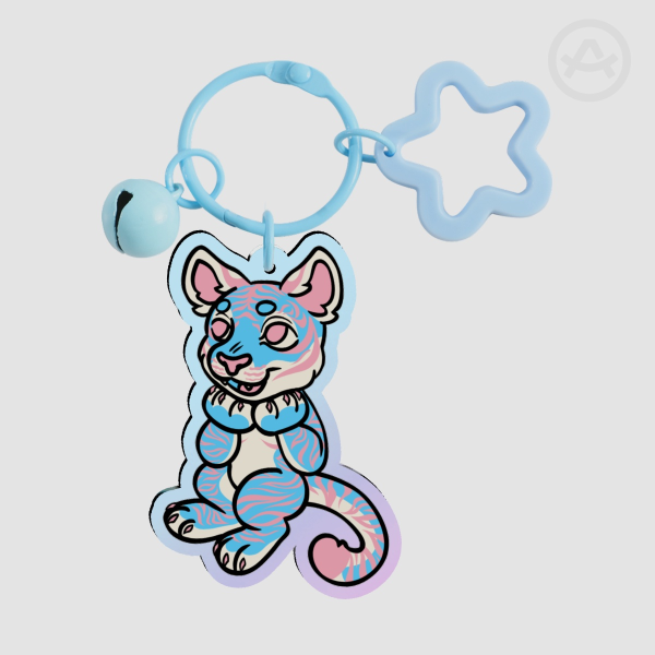 Trans Tiger (ftm) Keychain
