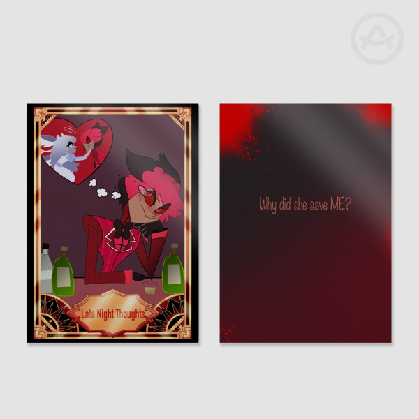 Alastor’s late night thoughts card