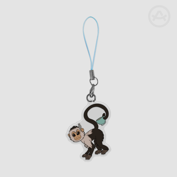 Cappuccino Capuchin - Phone Charm