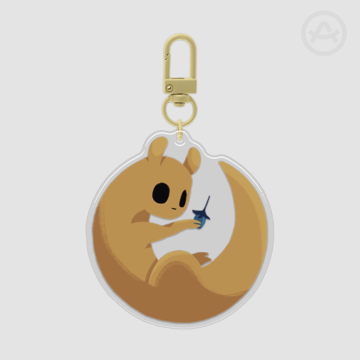 Monk Epoxy Keychain