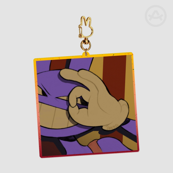 Jax - Colored Edge Acrylic Keychains