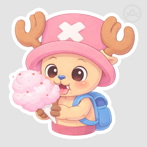 One Piece Chopper Die Cut Stickers