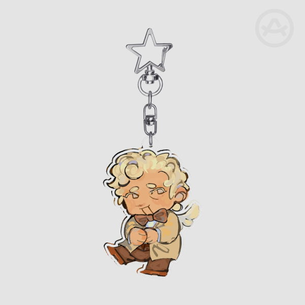 Aziraphale Keychain