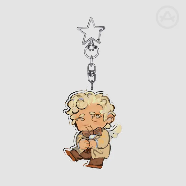 Aziraphale Keychain