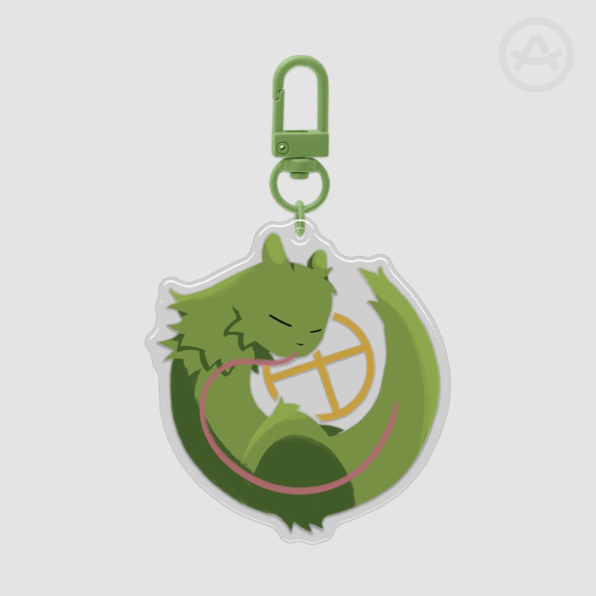 Saint Epoxy Keychain
