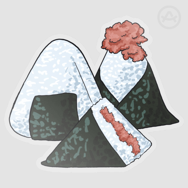 Onigiri Snacks Vinyl Die Cut Stickers