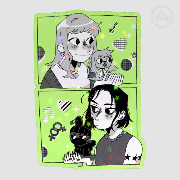 She wasn’t a guy Timeskip sticker