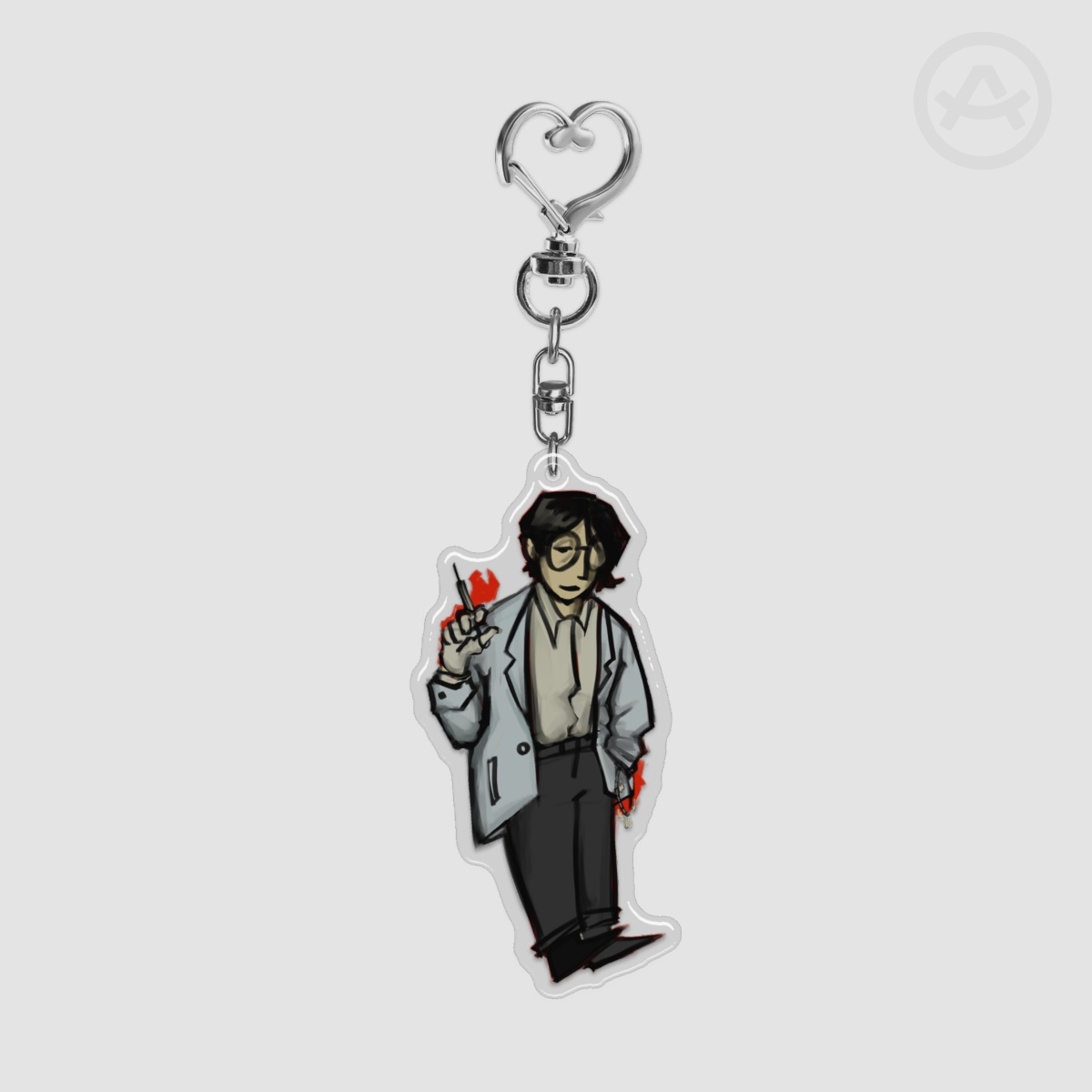 Seo Moonjo double-sided acrylic keychain