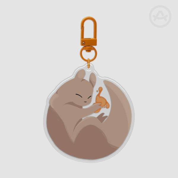 Gourmand Epoxy Keychain