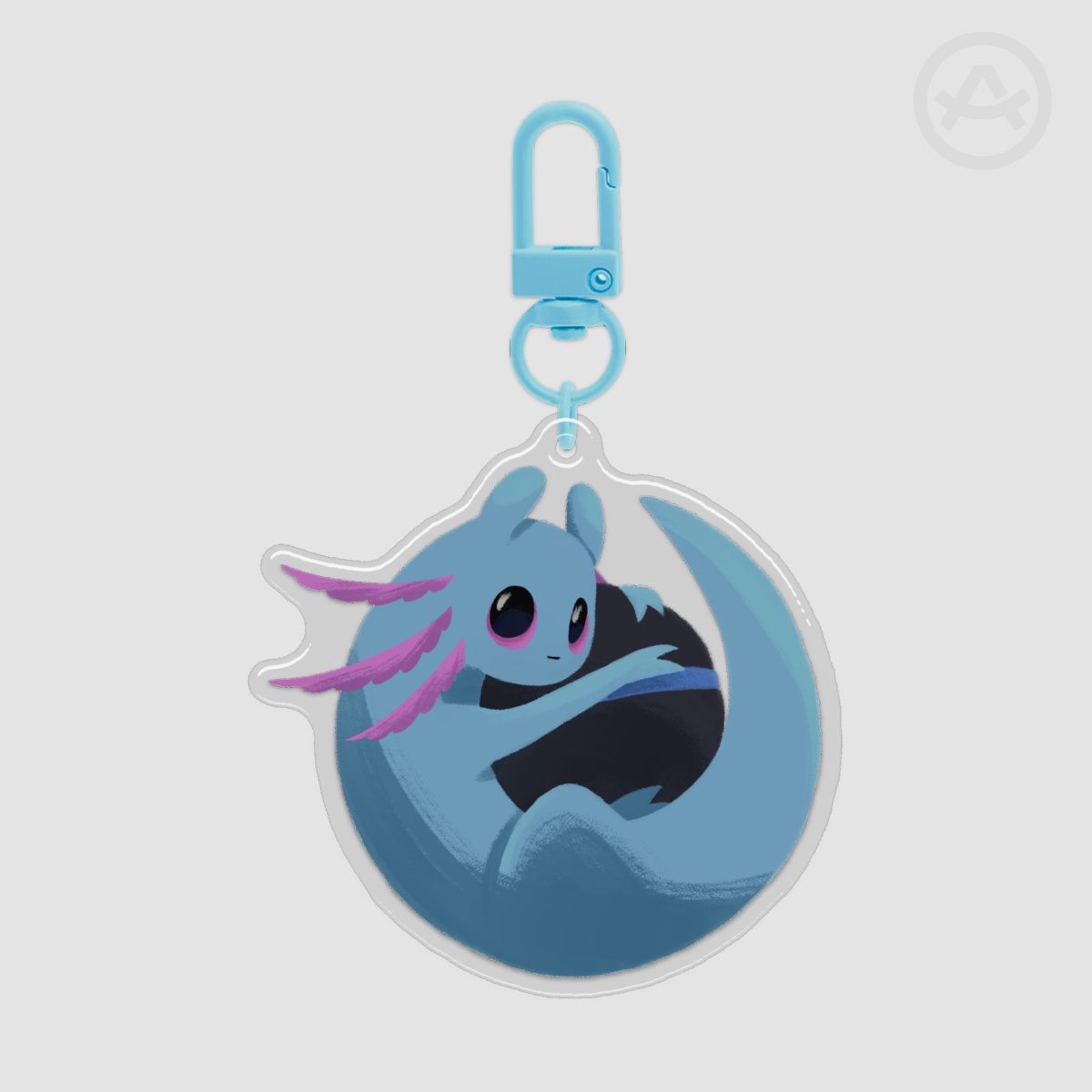 Rivulet Epoxy Keychain