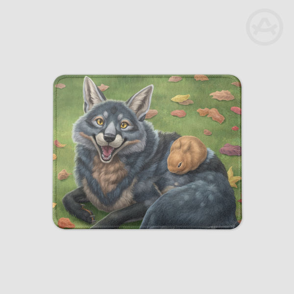 Lune's Bunny Square Mouse Pad