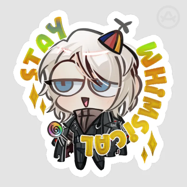 Limbus Company Faust | 5cm Whimsy Foil Sticker