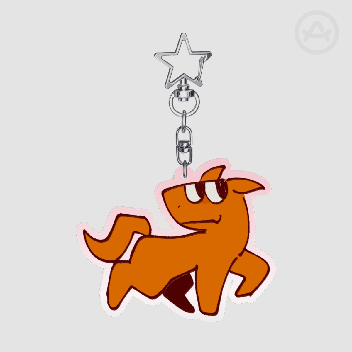 Jovial Merryment Keychain (Horse Race Tests)