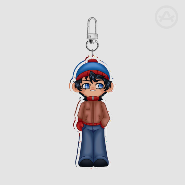 Southpark Stan Glitter Keychain