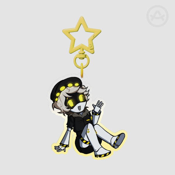 Serial Designation N Keychain