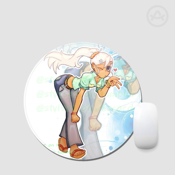 Julie Round Mouse Pad
