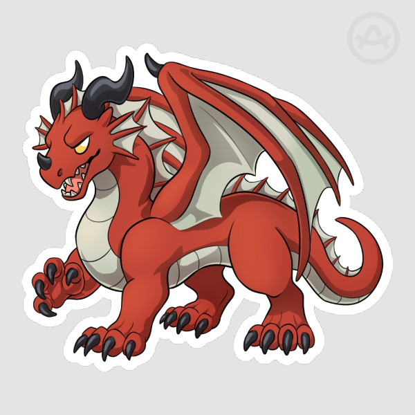Lil Fierce Dragon Sticker