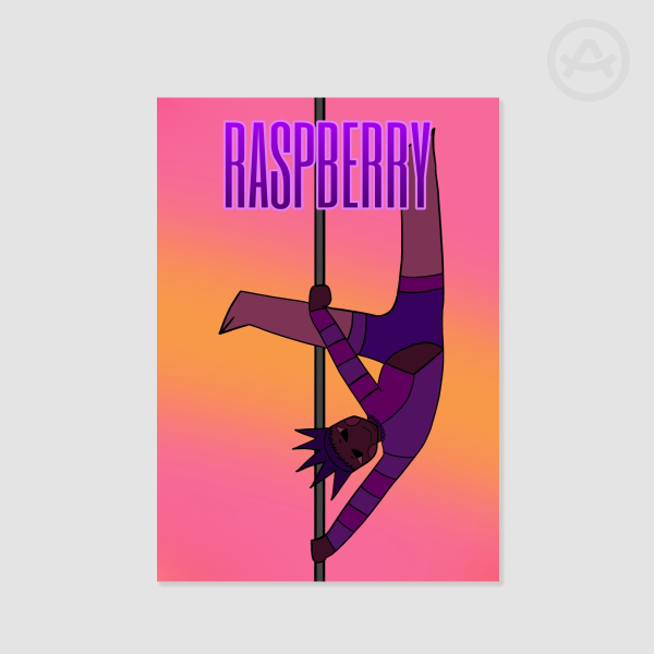 Raspberry Character Postwe