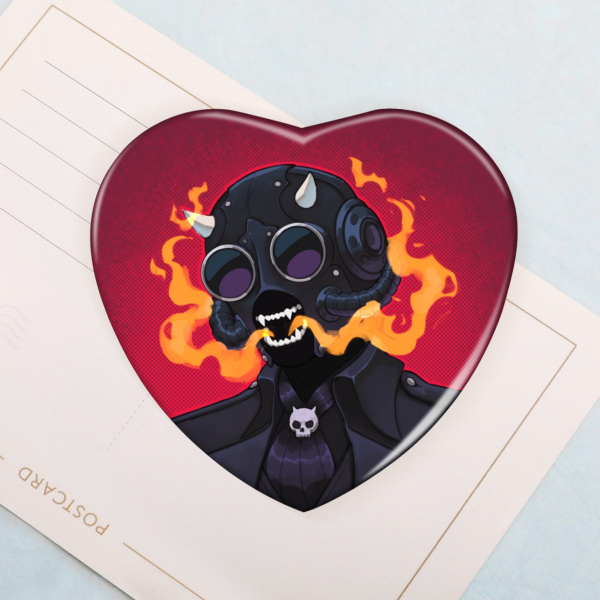 Heart Shape Badge Ghoul Impera