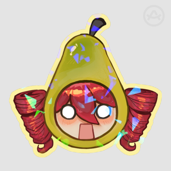 Teto pear sticker
