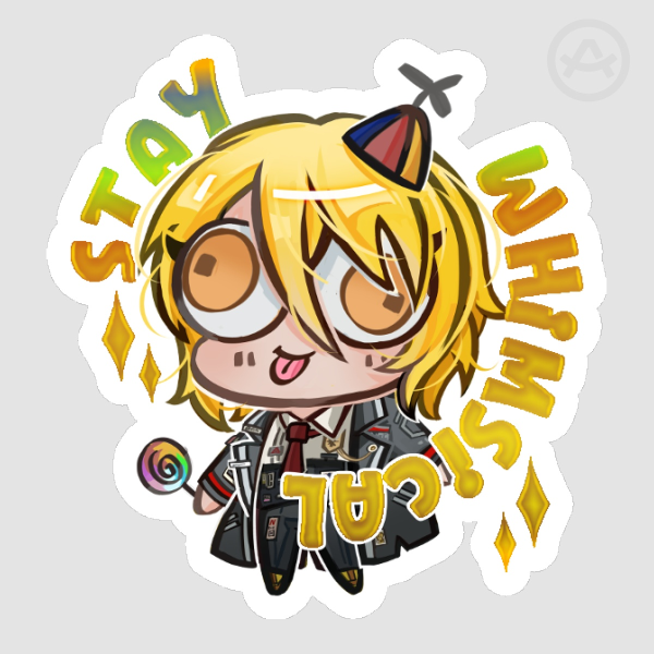 Limbus Company Don Quixote | 5cm Whimsy Foil Sticker