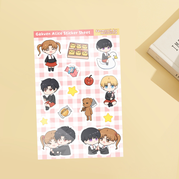 [Gakuen Alice] Alice Academy Sticker Sheet