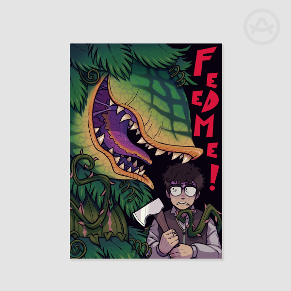 Audrey II & Seymour A5 Print