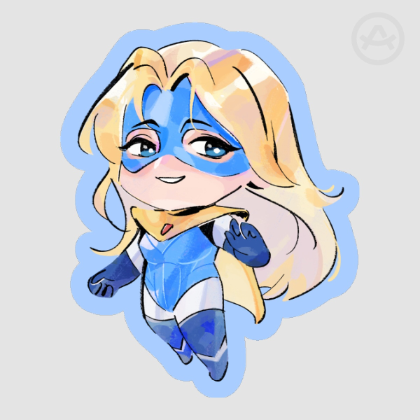 [Dispatch] Blonde Blazer Die Cut Sticker